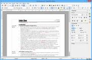 изображение рабочей области OpenOffice.org