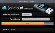 одно из рабочих окон Jolicloud USB Creator 1.2.1