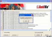 одно из рабочих окон Avira Registry Cleaner