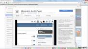 одно из рабочих окон Vkontakte Audio Player Control for Google Chrome