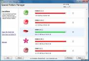 одно из рабочих окон Special Folders Manager 2.0.1.133