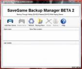 одно из рабочих окон SaveGame Backup Manager