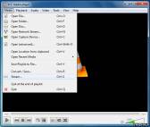 одно из рабочих окон VLC Media Player 2.2.1