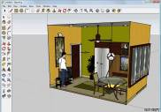 изображение рабочей области SketchUp Make