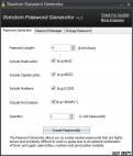 одно из рабочих окон Random Password Generator