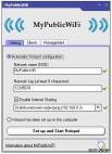 одно из рабочих окон MyPublicWiFi