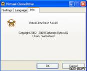 одно из рабочих окон Virtual CloneDrive