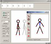 скриншот программы Pivot Stickfigure Animator в работе