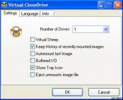 изображение рабочей области Virtual CloneDrive