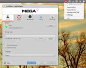 изображение рабочей области Mega Sync Client