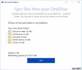 скриншот программы OneDrive 17.3.6281.1202 в работе