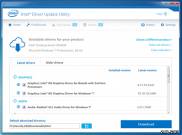 одно из рабочих окон Intel Drivers Update Utility