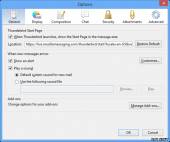 изображение рабочей области Mozilla Thunderbird 38.4.0