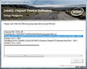 скриншот программы Intel Chipset Device Software в работе