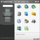 скриншот программы Nokia PC Suite в работе