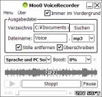 скриншот программы Moo0 VoiceRecorder в работе