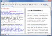 скриншот программы MarkdownPad 2 в работе