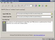 одно из рабочих окон Easy HTML To Any Script Converter