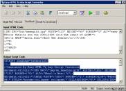 изображение рабочей области Easy HTML To Any Script Converter