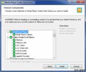одно из рабочих окон Media Player Codec Pack 4.4.0