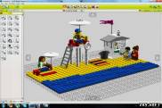 изображение рабочей области LEGO Digital Designer 4.3.11